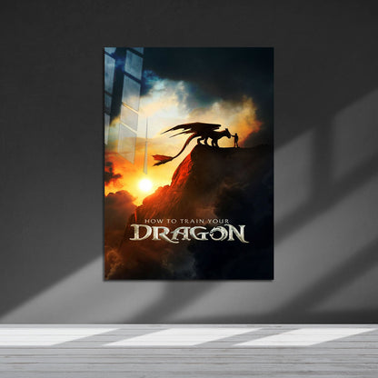 Flex Designs Metal Poster How To Train Your Dragon Final 5 x 7" Home Goods - Movie 2010 Movie Metal Poster