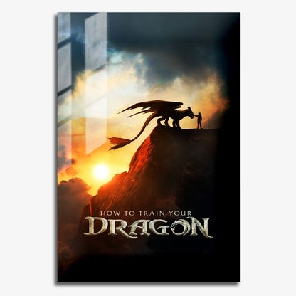 Flex Designs Metal Poster How To Train Your Dragon Final 11 x 17" Home Goods - Movie 2010 Movie Metal Poster