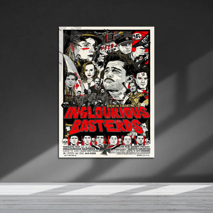 Flex Designs Metal Poster Inglourious Basterds War 5 x 7" Home Goods - Movie 2009 Movie Metal Poster