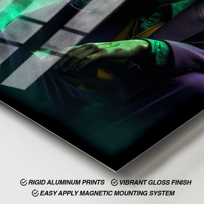 Flex Designs Metal Poster Joker Laugh 11 x 17" Home Goods - Movie 2019 Movie Metal Poster