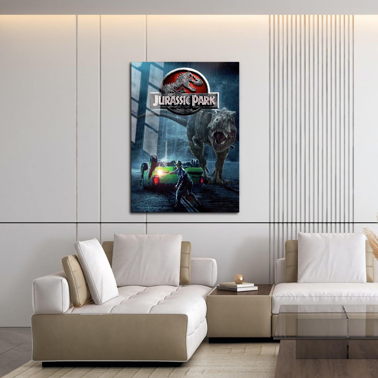 Flex Designs Metal Poster Jurassic Park Adventure 16 x 24" Home Goods - Movie 1993 Movie Metal Poster