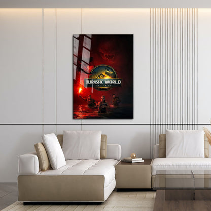 Flex Designs Metal Poster Jurassic World Rebirth Cinematic 16 x 24" Home Goods - Movie 2015 Movie Metal Poster