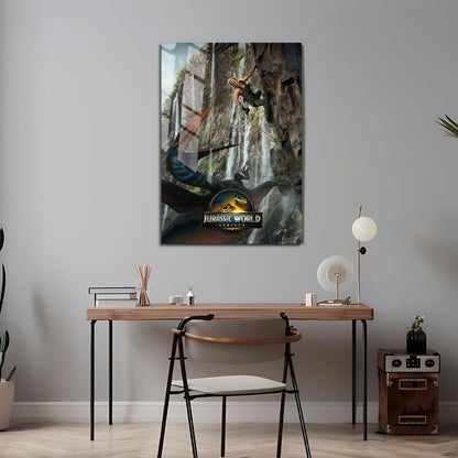 Flex Designs Metal Poster Jurassic World Rebirth Theatrical 24 x 36" Home Goods - Movie 2015 Movie Metal Poster