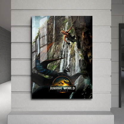 Flex Designs Metal Poster Jurassic World Rebirth Theatrical 24 x 36" Home Goods - Movie 2015 Movie Metal Poster