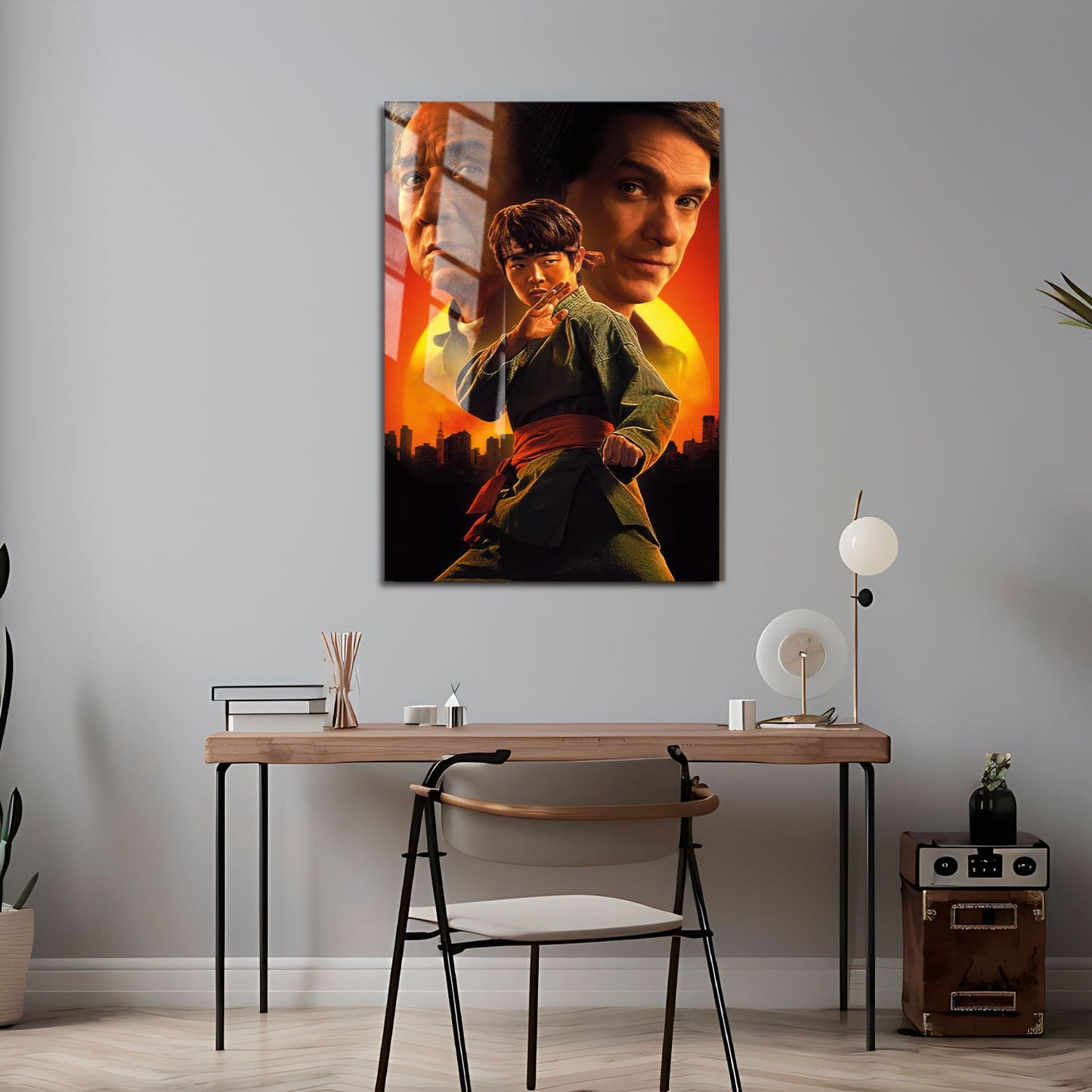 Flex Designs Metal Poster Karate Kid Legends Textless 24 x 36" Home Goods - Movie 2025 Movie Metal Poster