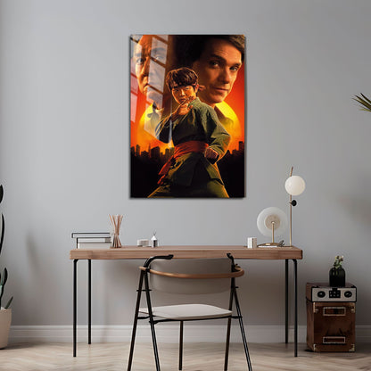 Flex Designs Metal Poster Karate Kid Legends Textless 24 x 36" Home Goods - Movie 2025 Movie Metal Poster