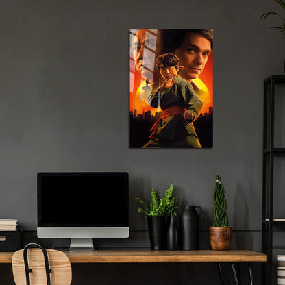 Flex Designs Metal Poster Karate Kid Legends Textless 5 x 7" Home Goods - Movie 2025 Movie Metal Poster