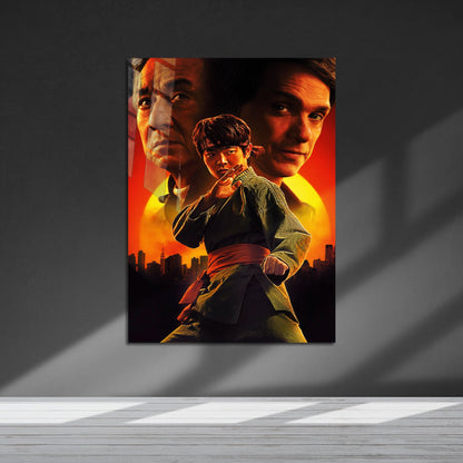 Flex Designs Metal Poster Karate Kid Legends Textless 5 x 7" Home Goods - Movie 2025 Movie Metal Poster