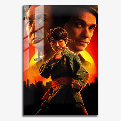 Flex Designs Metal Poster Karate Kid Legends Textless 11 x 17" Home Goods - Movie 2025 Movie Metal Poster