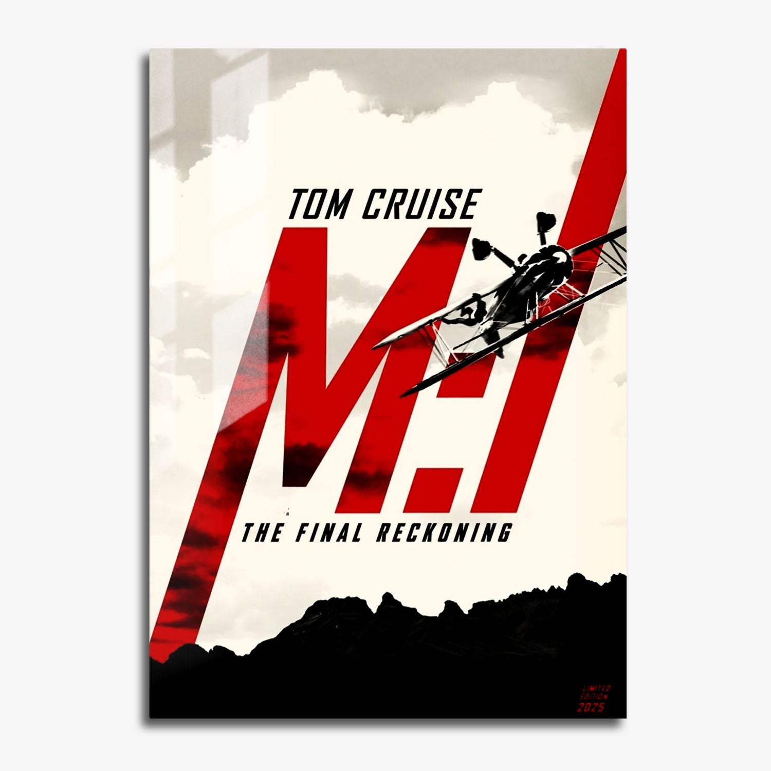 Flex Designs Metal Poster Mission Impossible The Final Reckoning Teaser 11 x 17" Home Goods - Movie 2025 Movie Metal Poster