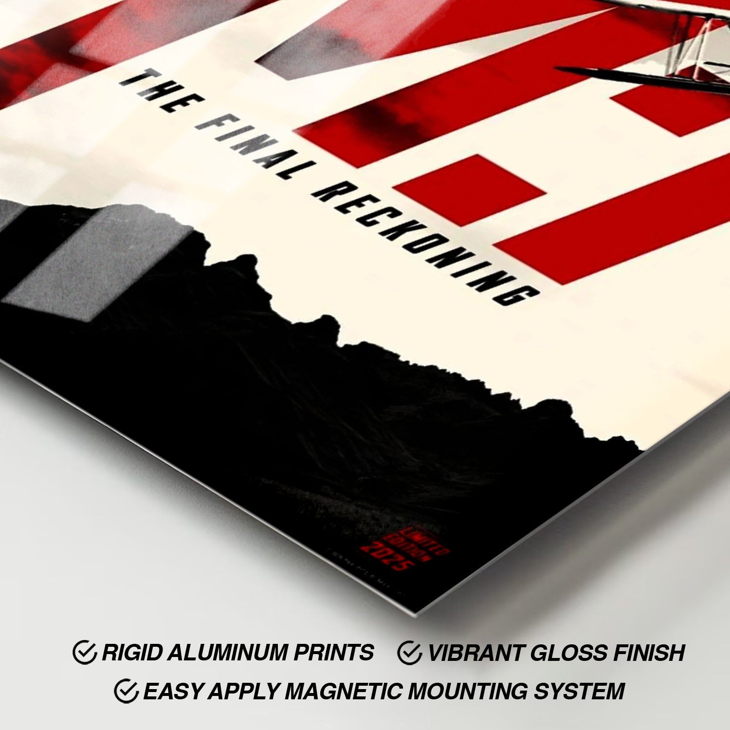 Flex Designs Metal Poster Mission Impossible The Final Reckoning Teaser 11 x 17" Home Goods - Movie 2025 Movie Metal Poster