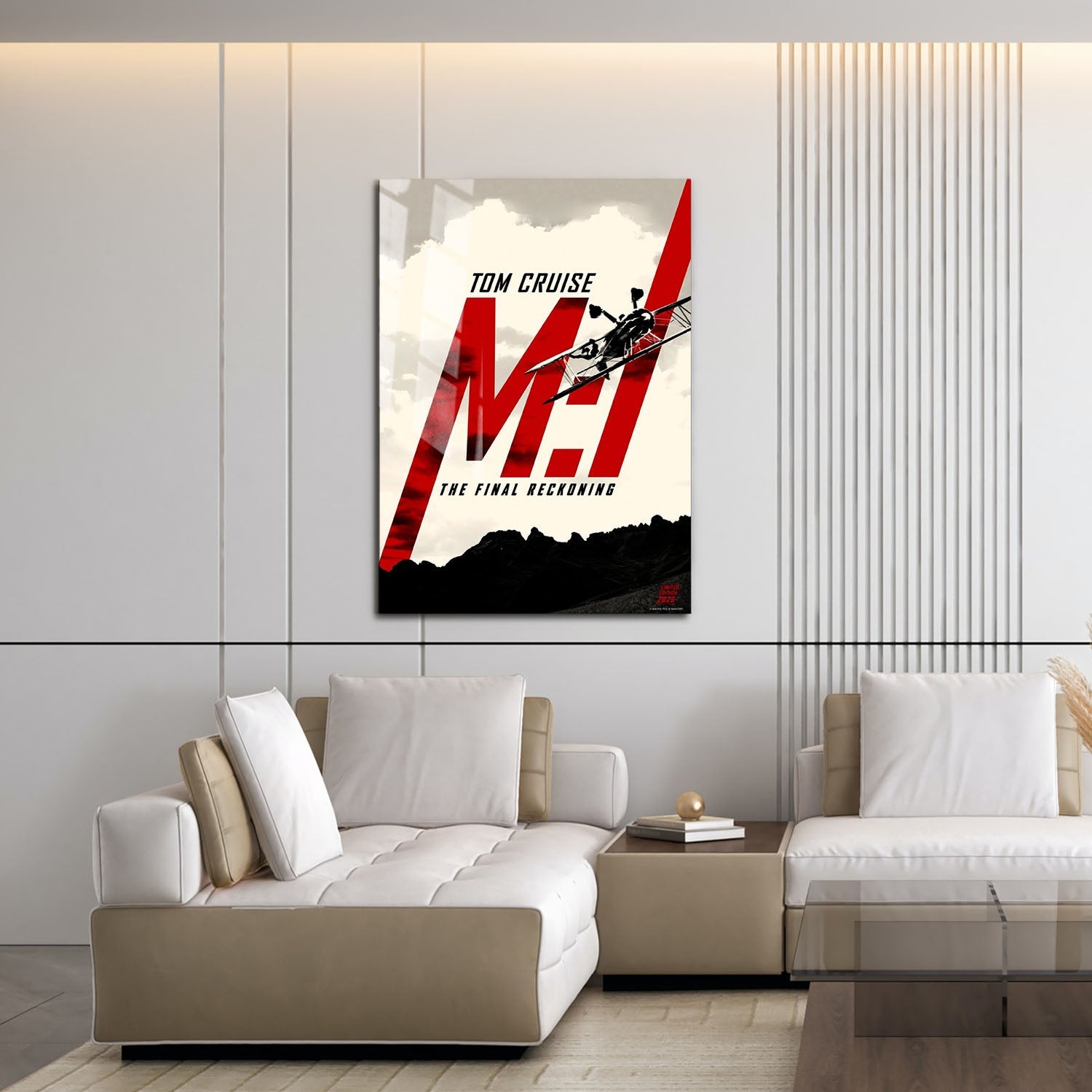 Flex Designs Metal Poster Mission Impossible The Final Reckoning Teaser 16 x 24" Home Goods - Movie 2025 Movie Metal Poster