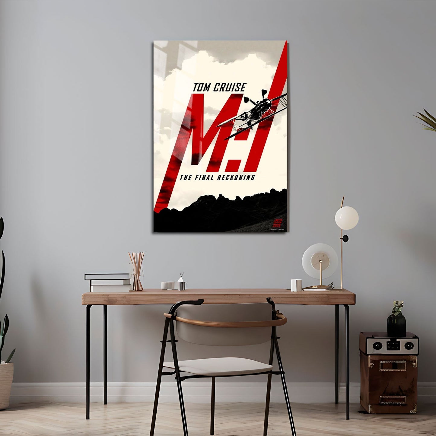 Flex Designs Metal Poster Mission Impossible The Final Reckoning Teaser 24 x 36" Home Goods - Movie 2025 Movie Metal Poster