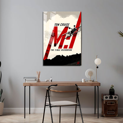 Flex Designs Metal Poster Mission Impossible The Final Reckoning Teaser 24 x 36" Home Goods - Movie 2025 Movie Metal Poster