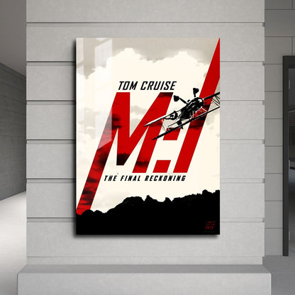 Flex Designs Metal Poster Mission Impossible The Final Reckoning Teaser 24 x 36" Home Goods - Movie 2025 Movie Metal Poster