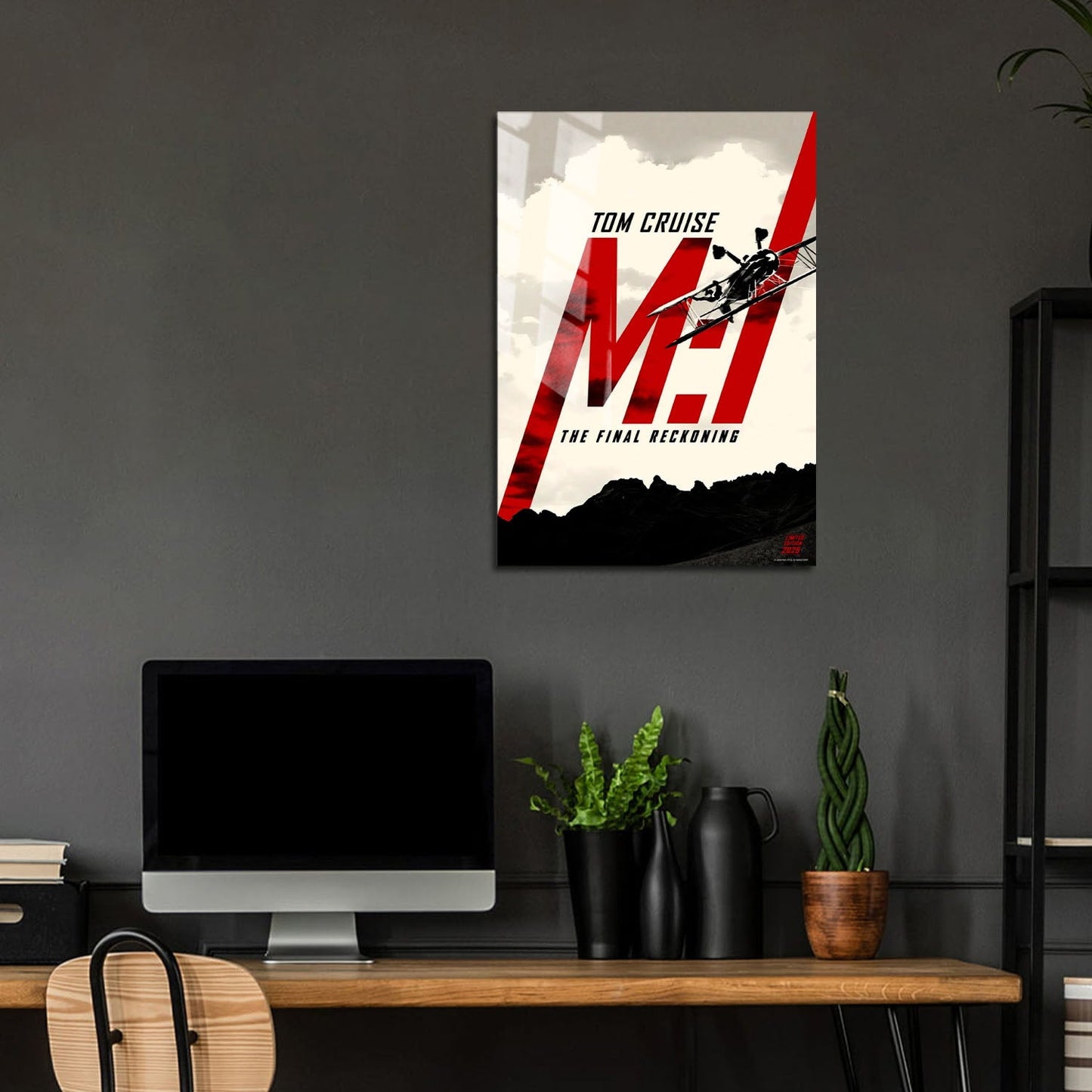 Flex Designs Metal Poster Mission Impossible The Final Reckoning Teaser 5 x 7" Home Goods - Movie 2025 Movie Metal Poster