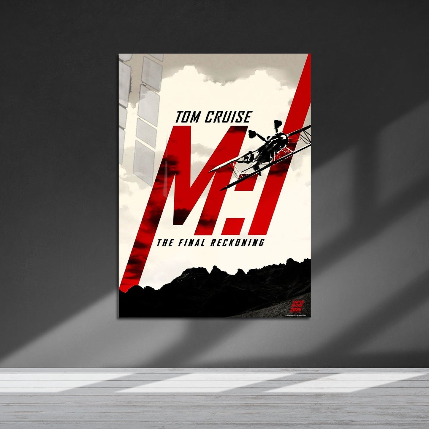Flex Designs Metal Poster Mission Impossible The Final Reckoning Teaser 5 x 7" Home Goods - Movie 2025 Movie Metal Poster
