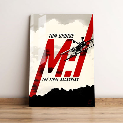 Mission Impossible The Final Reckoning Teaser Movie Metal Poster