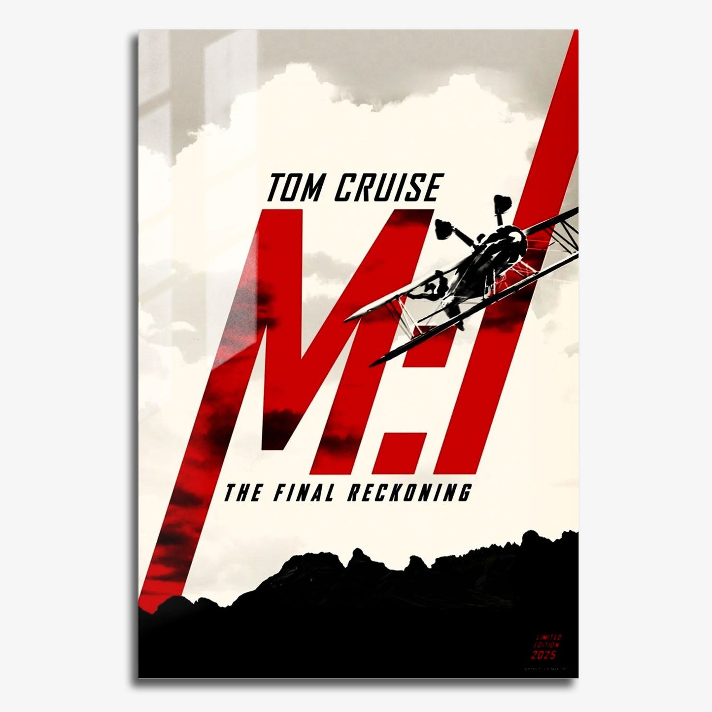 Flex Designs Metal Poster Mission Impossible The Final Reckoning Teaser 11 x 17" Home Goods - Movie 2025 Movie Metal Poster
