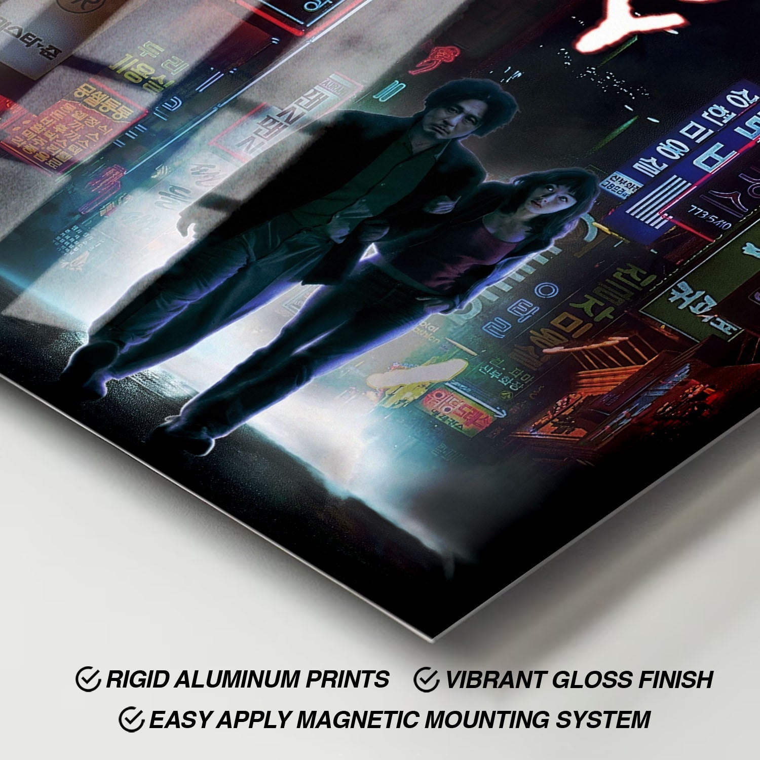 Flex Designs Metal Poster Oldboy Cover 11 x 17" Home Goods - Movie 2003 Movie Metal Poster