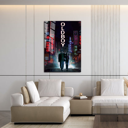 Flex Designs Metal Poster Oldboy Cover 16 x 24" Home Goods - Movie 2003 Movie Metal Poster