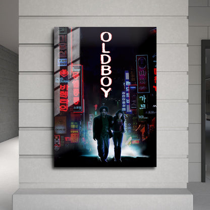Flex Designs Metal Poster Oldboy Cover 24 x 36" Home Goods - Movie 2003 Movie Metal Poster