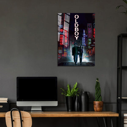 Flex Designs Metal Poster Oldboy Cover 5 x 7" Home Goods - Movie 2003 Movie Metal Poster