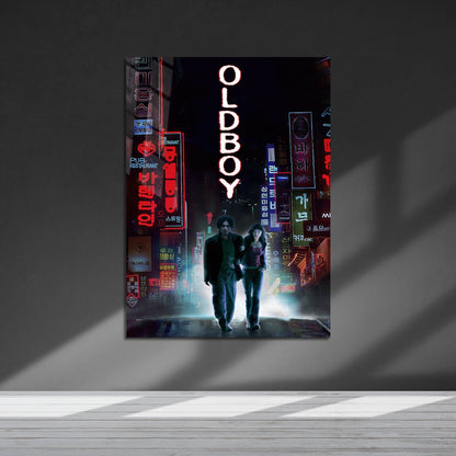 Flex Designs Metal Poster Oldboy Cover 5 x 7" Home Goods - Movie 2003 Movie Metal Poster