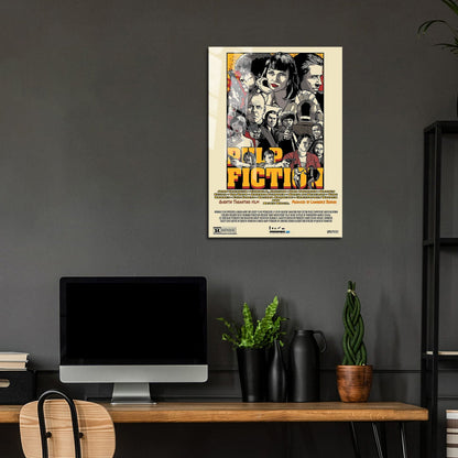 Flex Designs Metal Poster Pulp Fiction Final 5 x 7" Home Goods - Movie 1994 Movie Metal Poster
