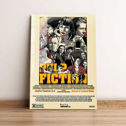 Pulp Fiction Final Movie Metal Poster