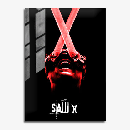 Flex Designs Metal Poster Saw X 11 x 17" Home Goods - Movie 2023 Movie Metal Poster