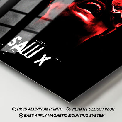 Flex Designs Metal Poster Saw X 11 x 17" Home Goods - Movie 2023 Movie Metal Poster