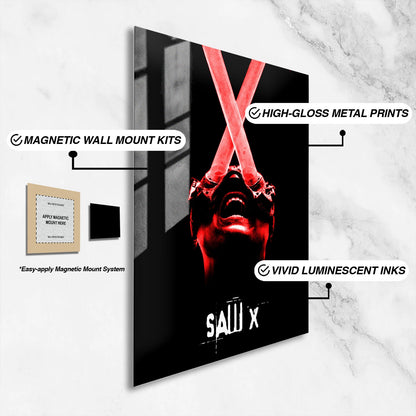 Flex Designs Metal Poster Saw X 16 x 24" Home Goods - Movie 2023 Movie Metal Poster