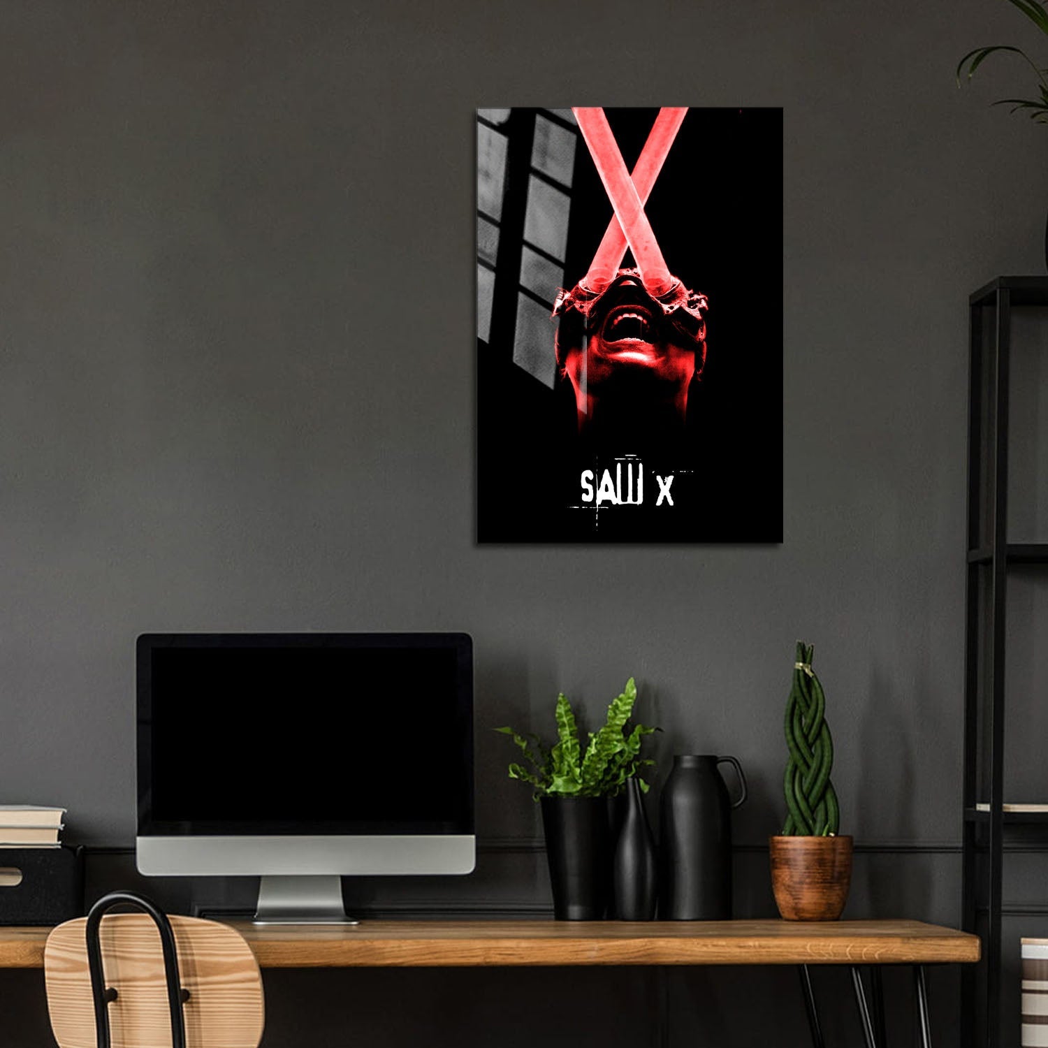 Flex Designs Metal Poster Saw X 5 x 7" Home Goods - Movie 2023 Movie Metal Poster