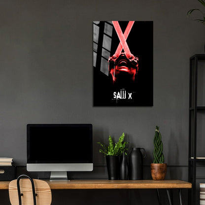 Flex Designs Metal Poster Saw X 5 x 7" Home Goods - Movie 2023 Movie Metal Poster
