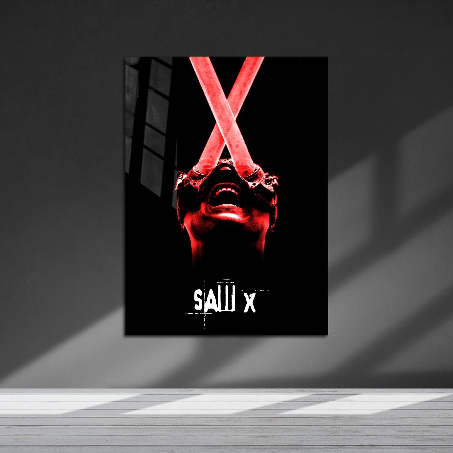 Flex Designs Metal Poster Saw X 5 x 7" Home Goods - Movie 2023 Movie Metal Poster