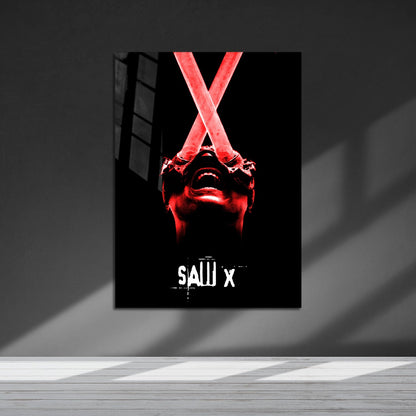 Flex Designs Metal Poster Saw X 5 x 7" Home Goods - Movie 2023 Movie Metal Poster