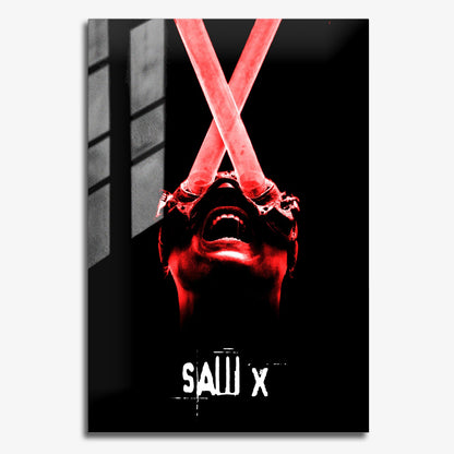 Flex Designs Metal Poster Saw X 11 x 17" Home Goods - Movie 2023 Movie Metal Poster