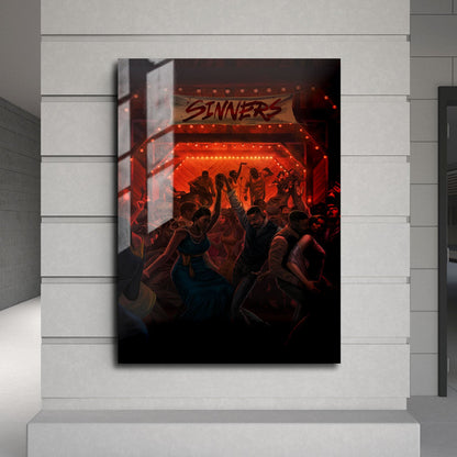 Flex Designs Metal Poster Sinners Cartoon 24 x 36" Home Goods - Movie 1995 Movie Metal Poster