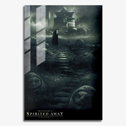 Flex Designs Metal Poster Spirited Away Alternate 11 x 17" Home Goods - Movie 2001 Movie Metal Poster