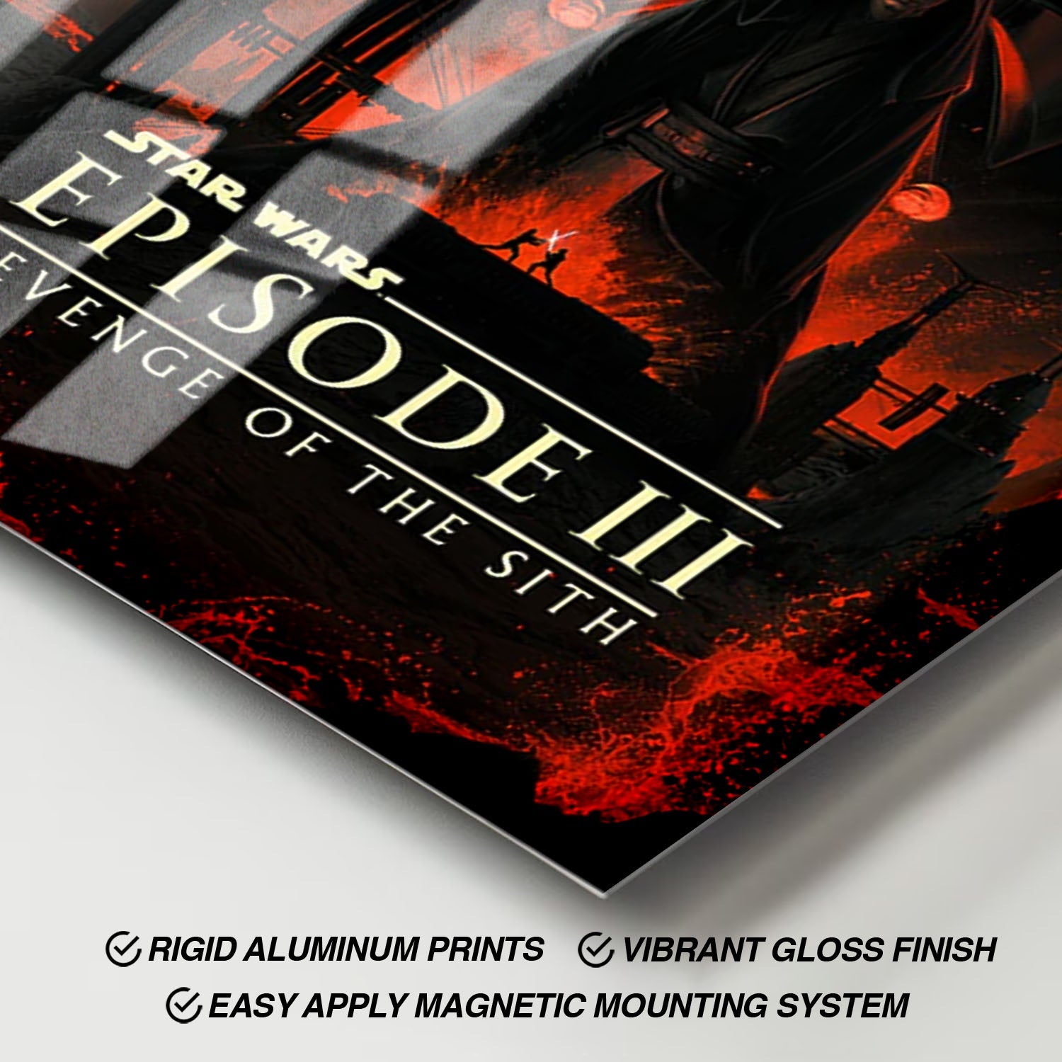 Flex Designs Metal Poster Star Wars Episode III Revenge of the Sith Final 11 x 17" Home Goods - Movie 2005 Movie Metal Poster