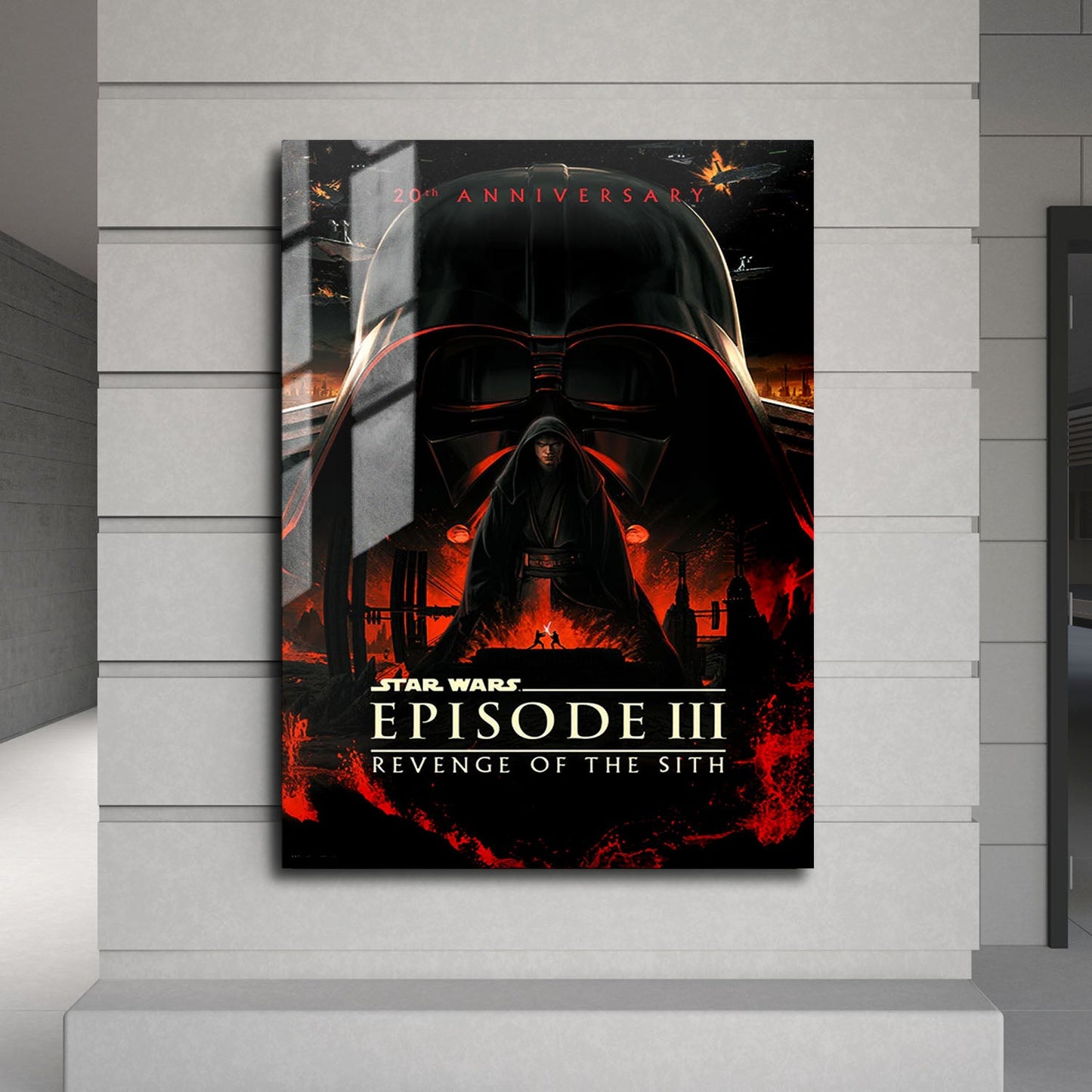 Flex Designs Metal Poster Star Wars Episode III Revenge of the Sith Final 24 x 36" Home Goods - Movie 2005 Movie Metal Poster