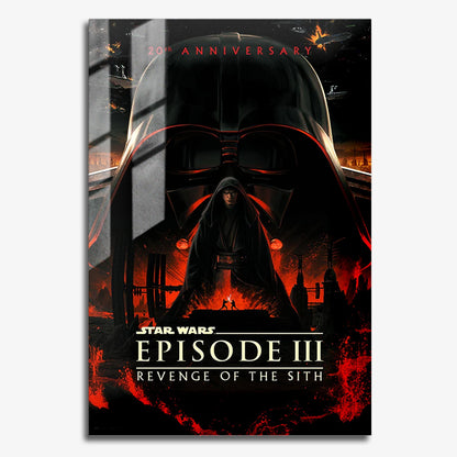 Flex Designs Metal Poster Star Wars Episode III Revenge of the Sith Final 11 x 17" Home Goods - Movie 2005 Movie Metal Poster