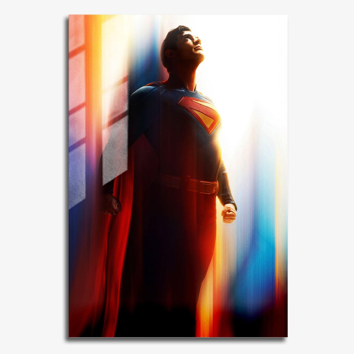 Flex Designs Metal Poster Superman Key Art 11 x 17" Home Goods - Movie 2006 Movie Metal Poster