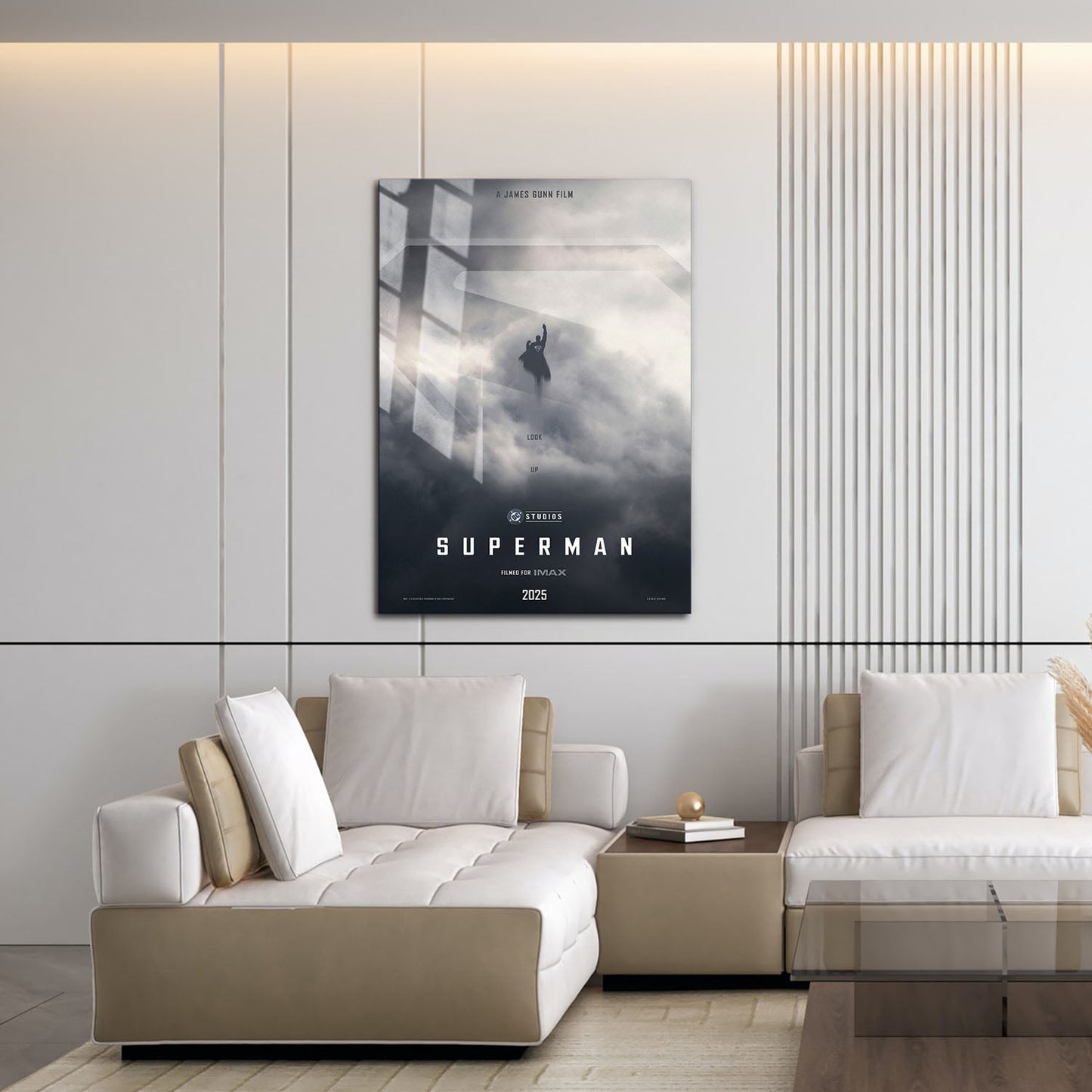 Flex Designs Metal Poster Superman Theatrical 16 x 24" Home Goods - Movie 2006 Movie Metal Poster