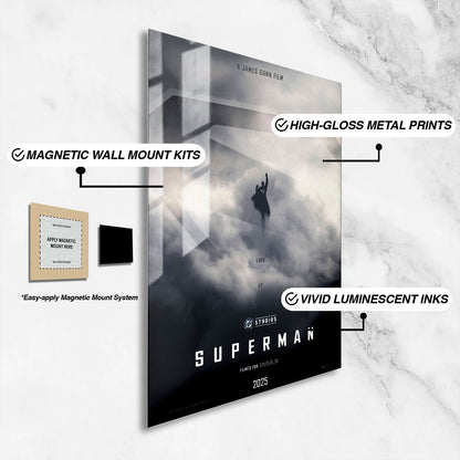 Flex Designs Metal Poster Superman Theatrical 16 x 24" Home Goods - Movie 2006 Movie Metal Poster