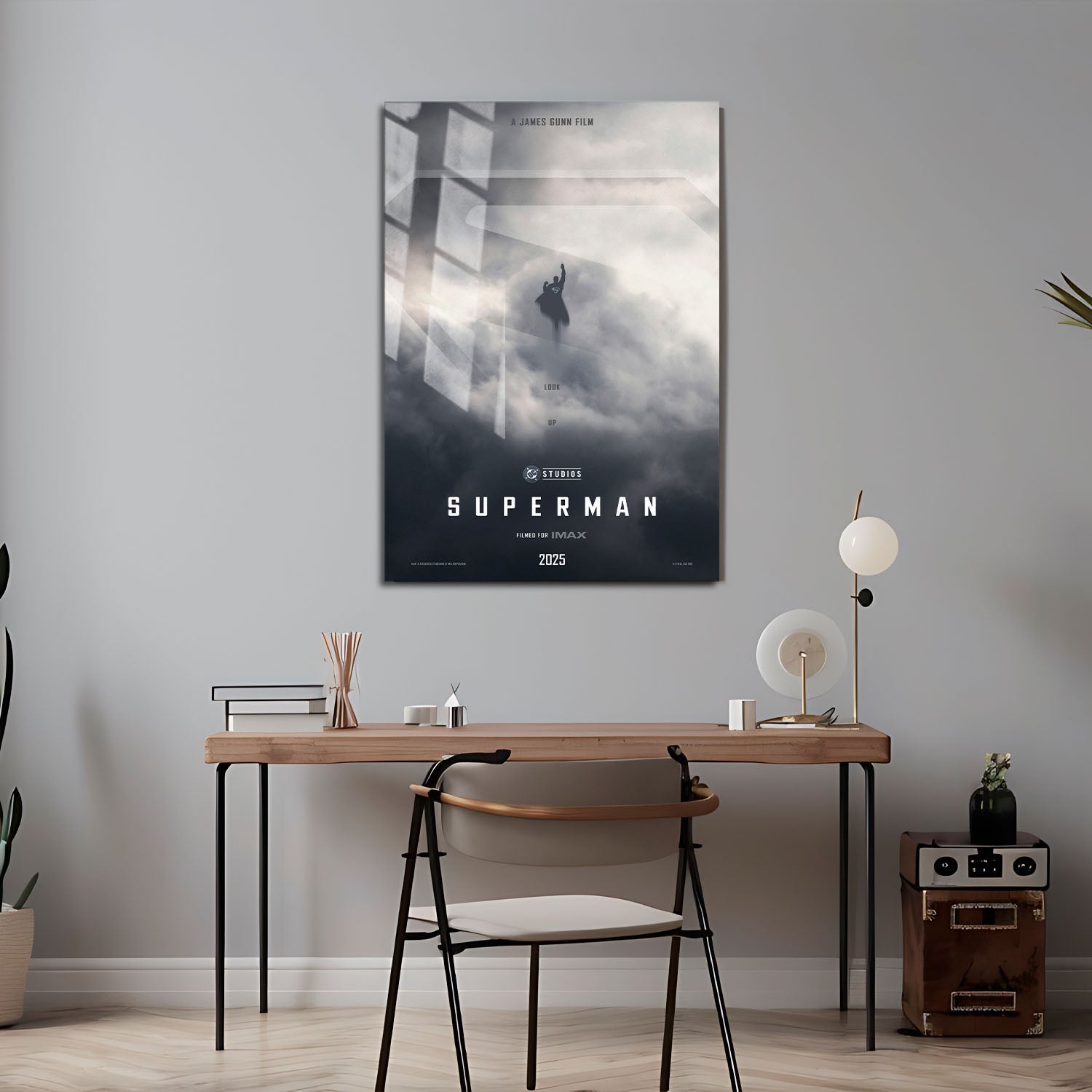 Flex Designs Metal Poster Superman Theatrical 24 x 36" Home Goods - Movie 2006 Movie Metal Poster
