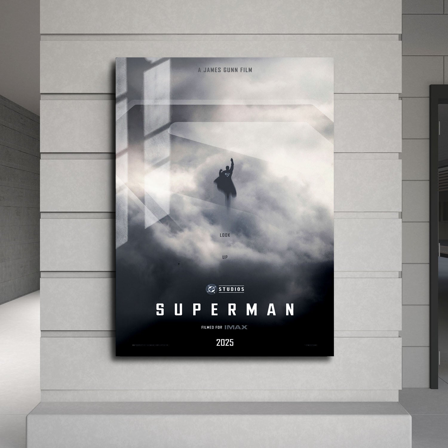 Flex Designs Metal Poster Superman Theatrical 24 x 36" Home Goods - Movie 2006 Movie Metal Poster