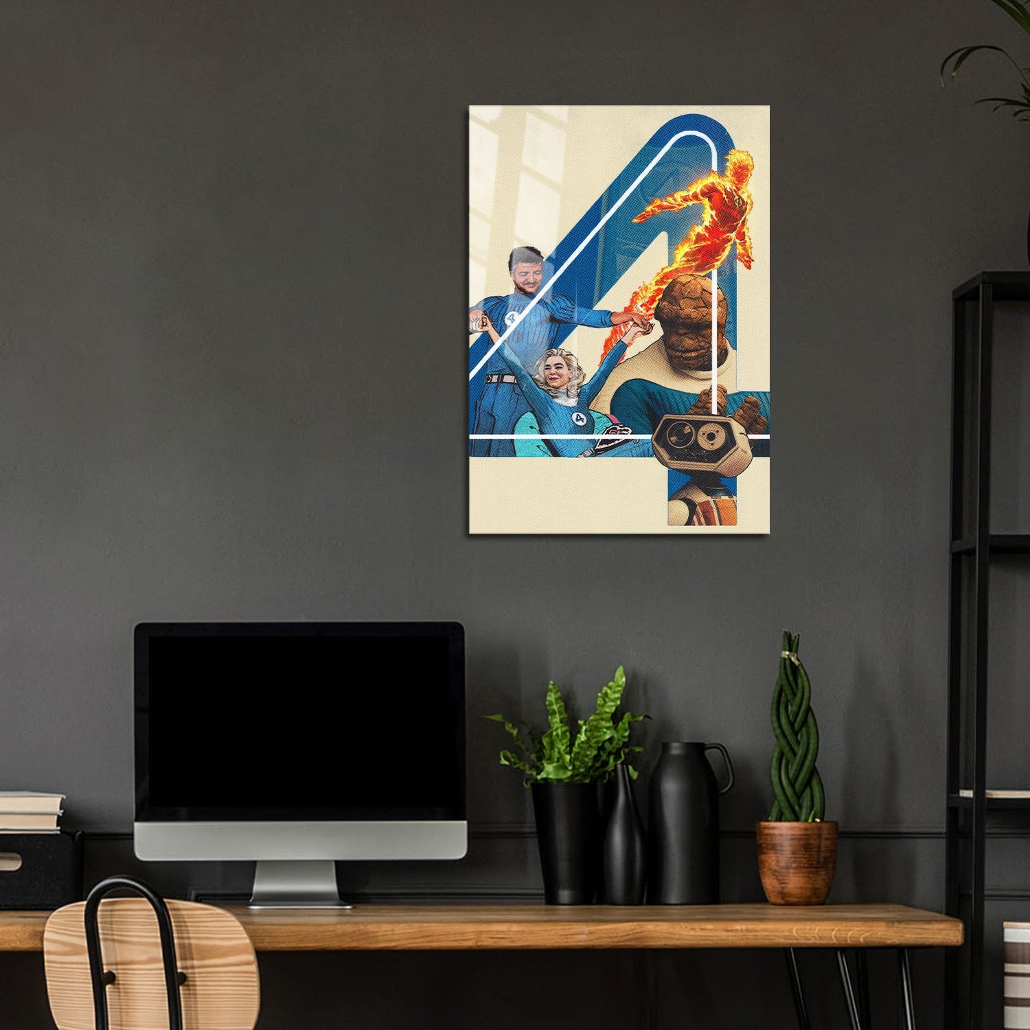 Flex Designs Metal Poster The Fantastic Four First Steps Teaser 5 x 7" Home Goods - Movie 2025 Movie Metal Poster