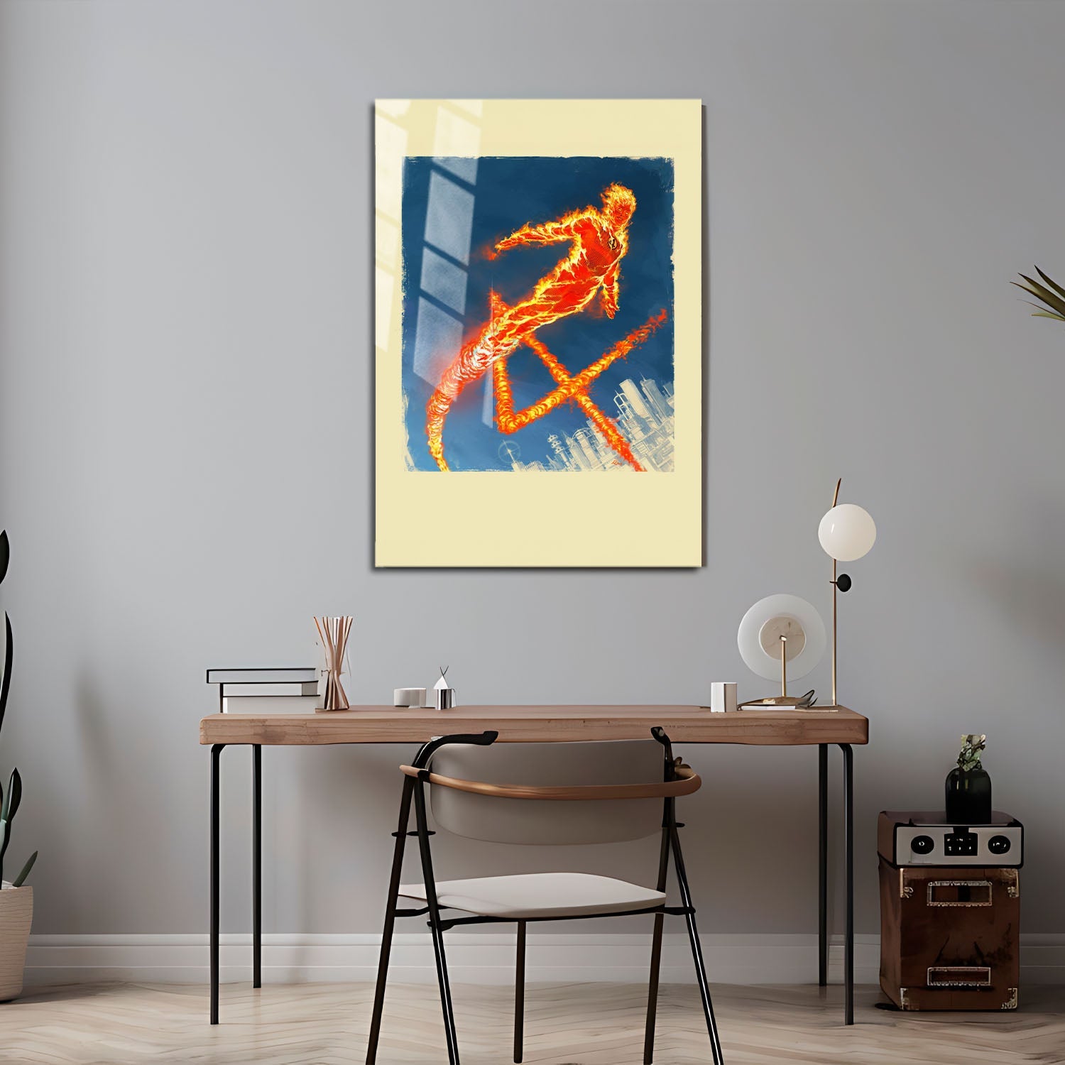 Flex Designs Metal Poster The Fantastic Four- First Steps 24 x 36" Home Goods - Movie 2025 Movie Metal Poster